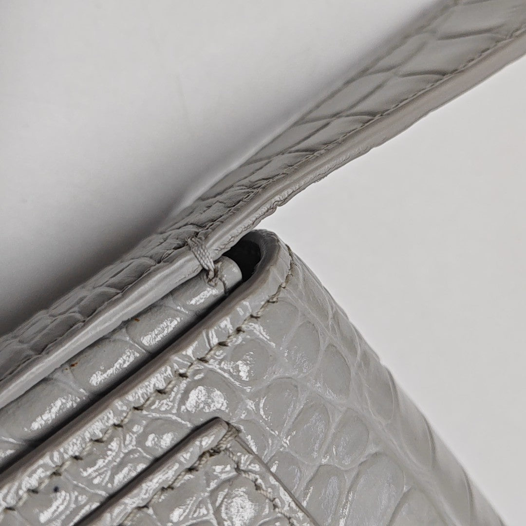 Calfskin Shoulder Bag Gray