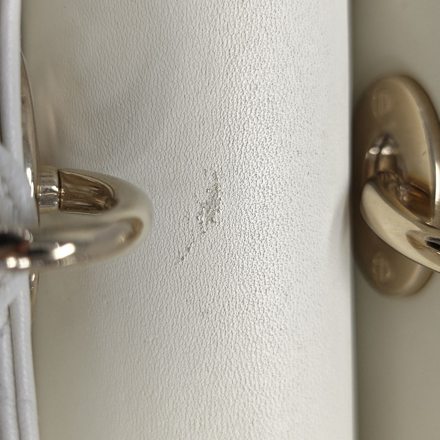Lady Dior Small Cannage Lambskin White