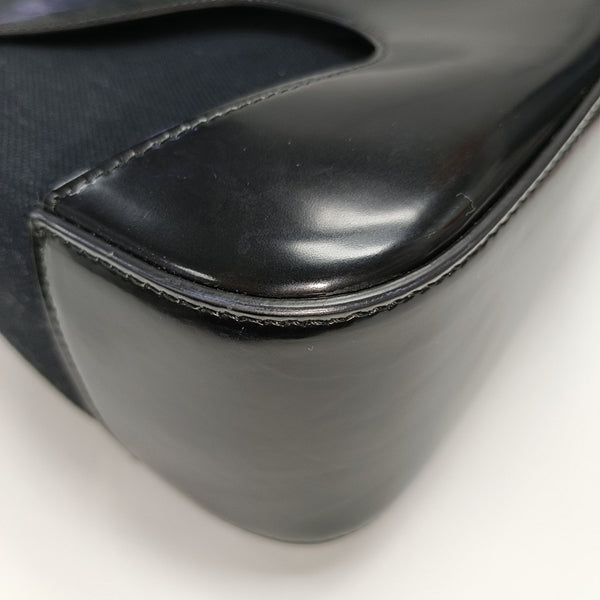 Fabric Shoulder Bag Black