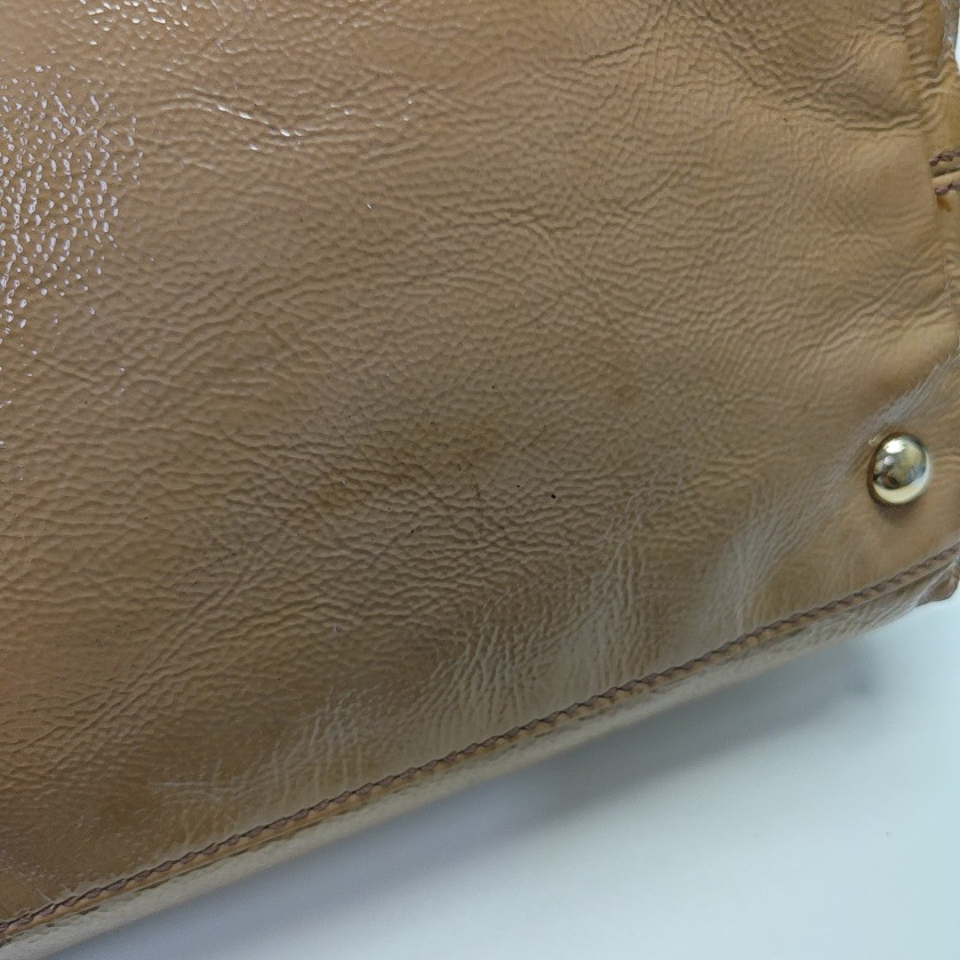Soho Small Patent Leather Beige