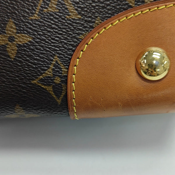 ESTRELA Monogram Coated Canvas Brown