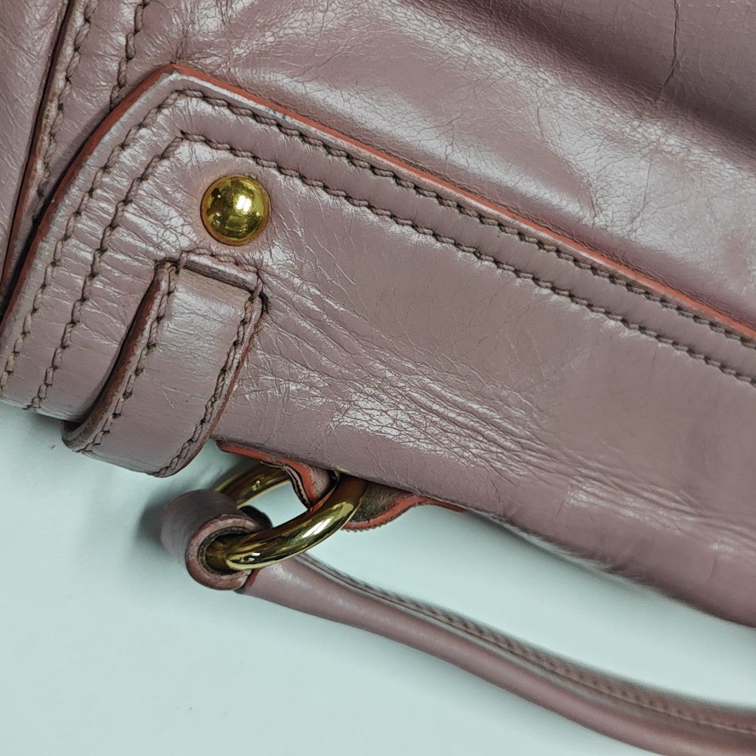 Bow Calfskin Pink