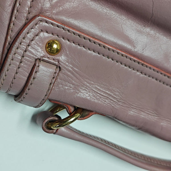 Bow Calfskin Pink