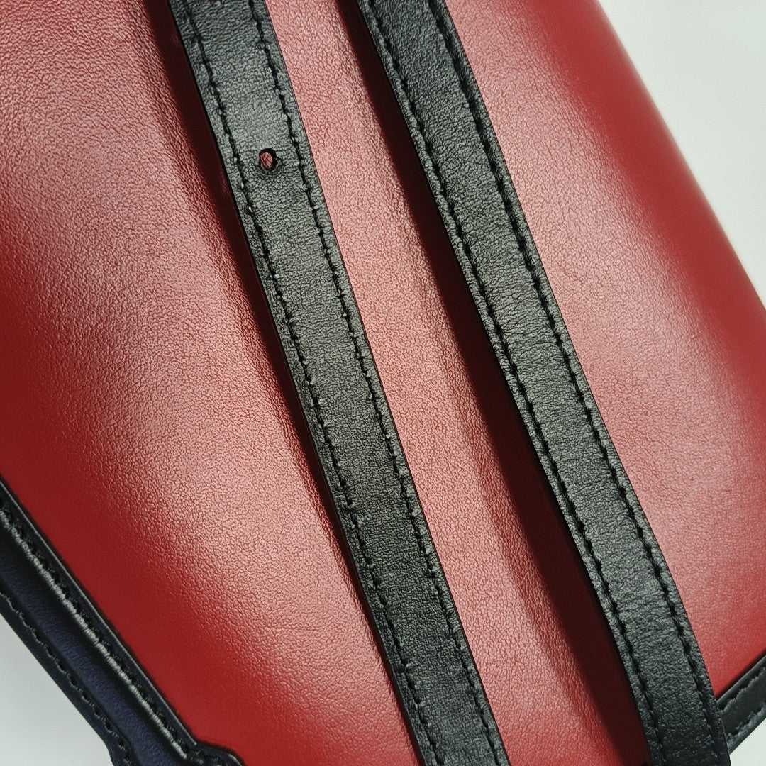 TB Small Calfskin Red