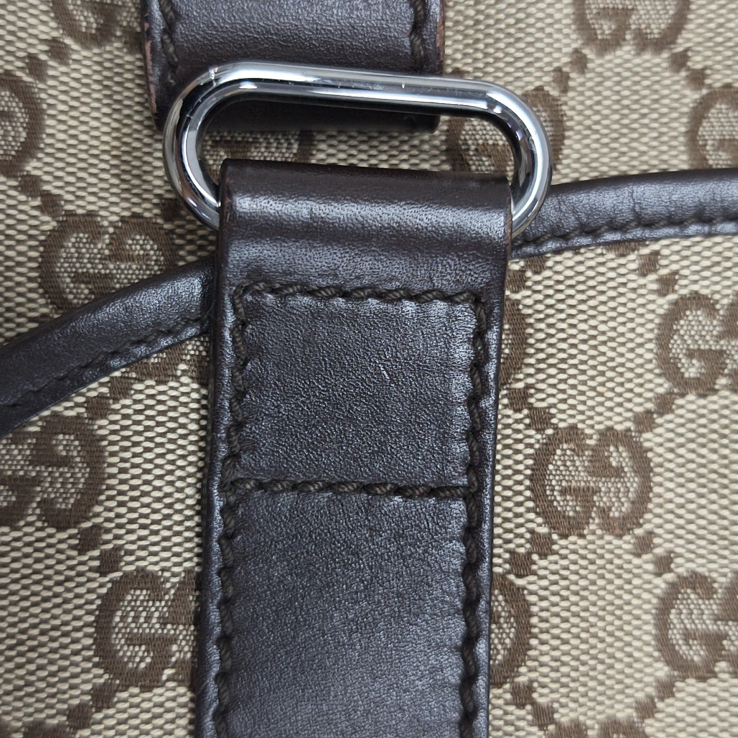 Monogram Calfskin Belt Bag Brown