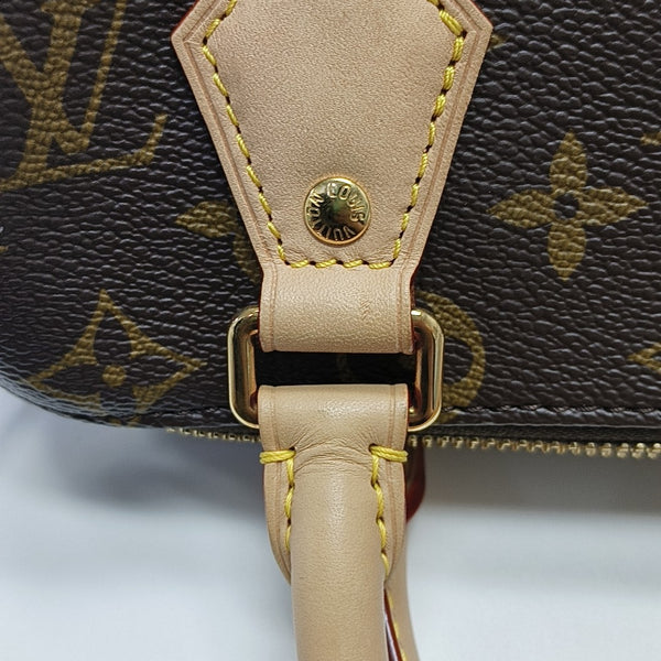 SPEEDY 20 Monogram Coated Canvas Brown