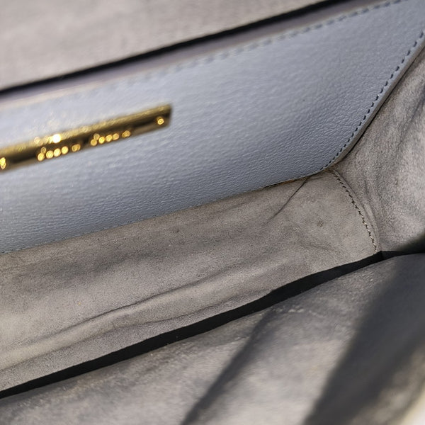 Fabric Shoulder Bag Blue