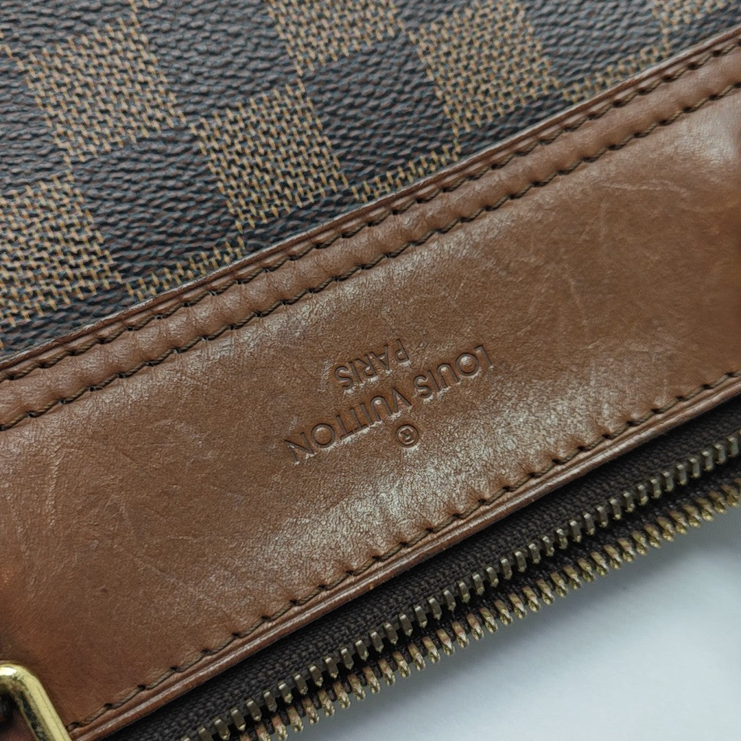 GREENWICH PM Damier Ebene Coated Canvas Brown
