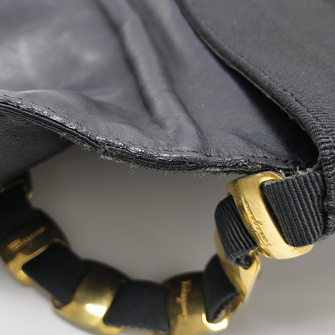 Fabric Shoulder Bag Black