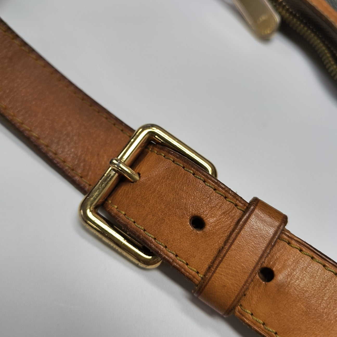 VINTAGE THAMES GM Monogram Coated Canvas Brown