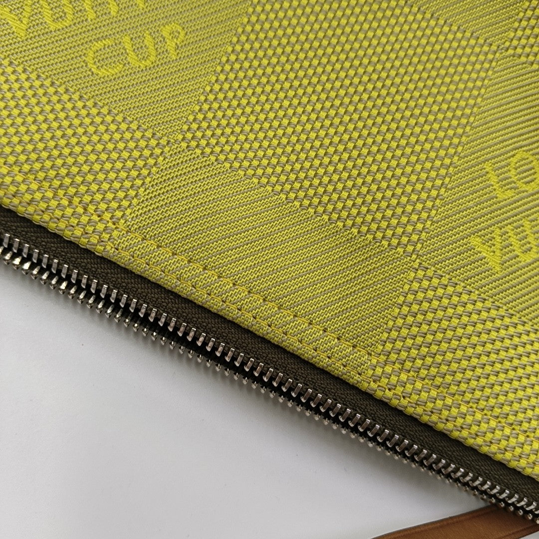 Fabric Top Handle Bag Green
