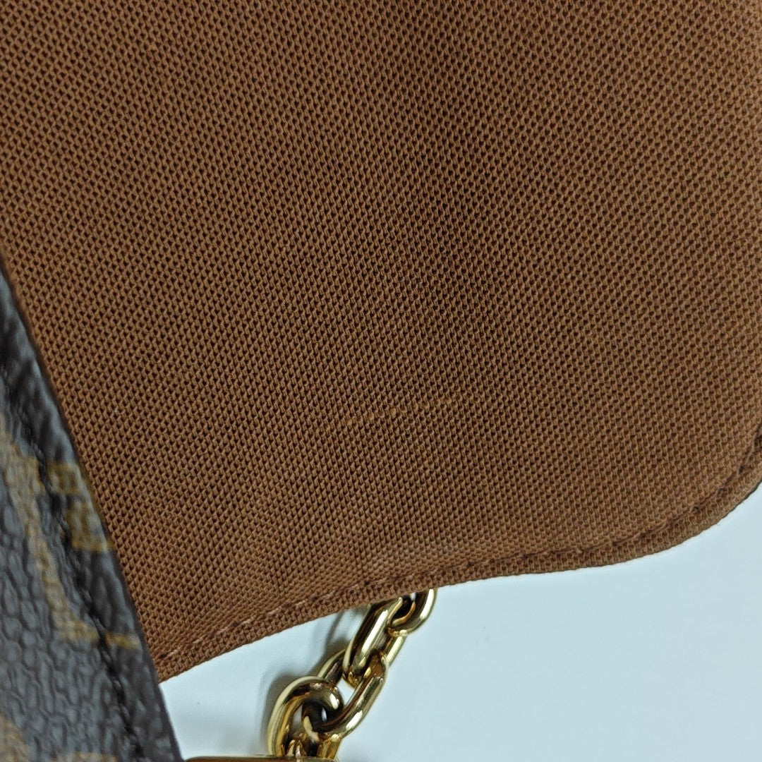 IVY Monogram Coated Canvas Brown