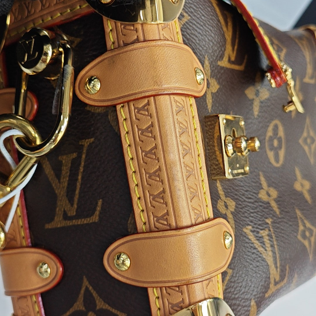 SIDE TRUNK PM Monogram Coated Canvas Brown