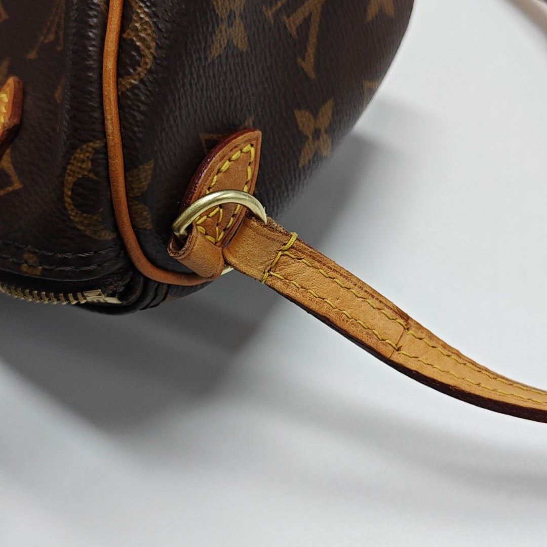 SPEEDY Nano Monogram Coated Canvas Brown