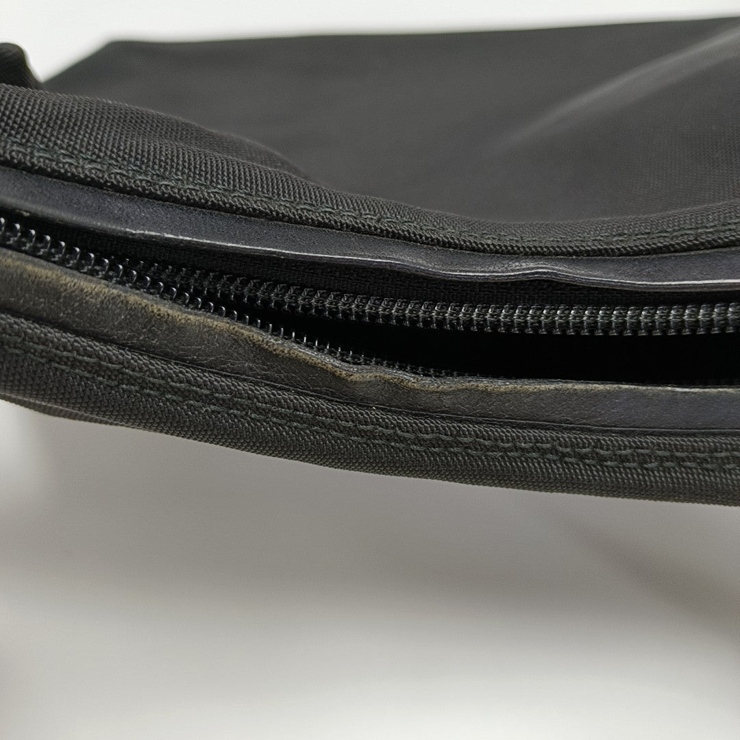 Fabric Top Handle Bag Black