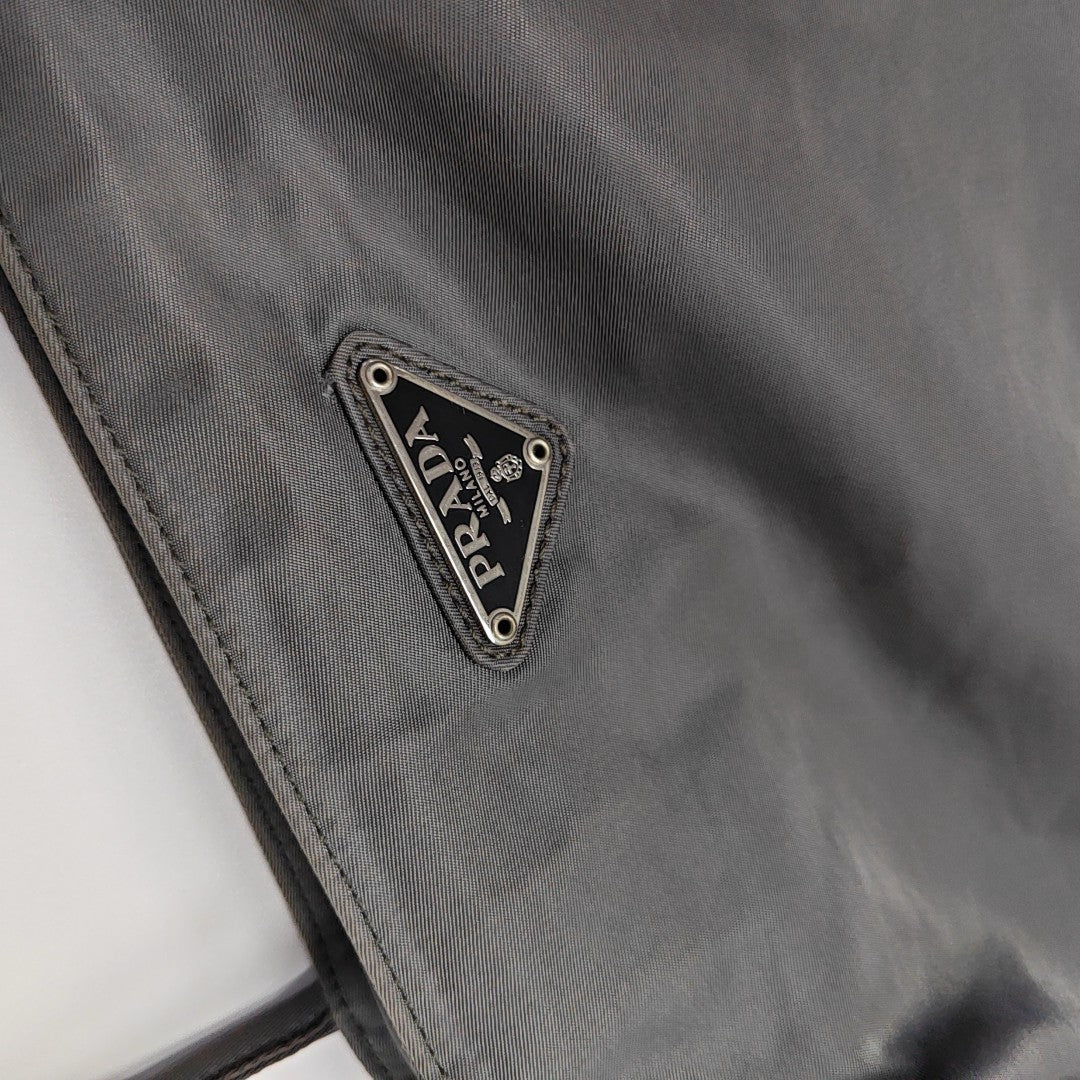 Nylon Tote Bag Gray