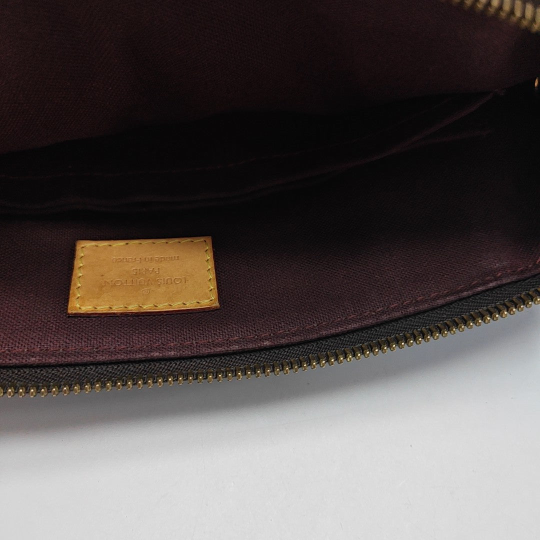 TURENNE PM Monogram Coated Canvas Brown