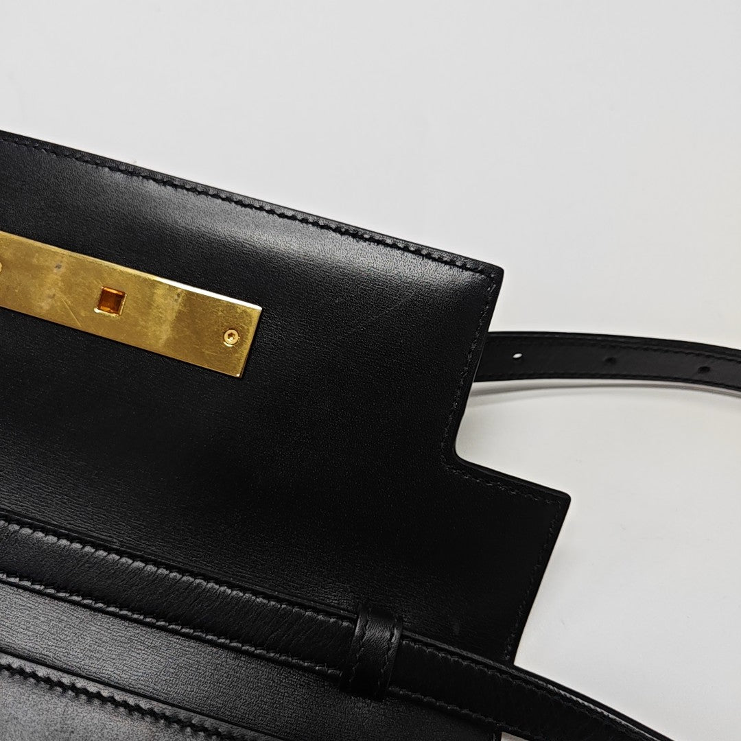 MANHATTAN Small Calfskin Black