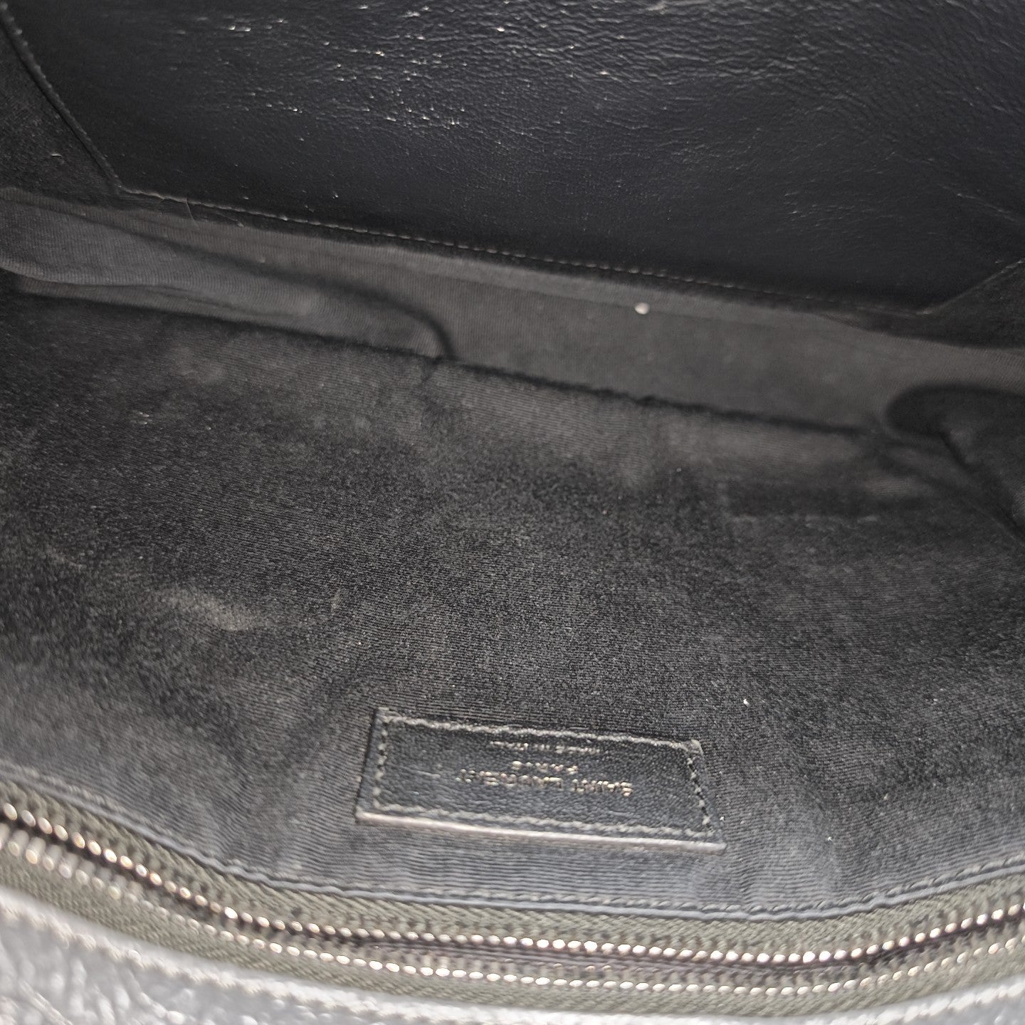 NIKI Medium Chevron Calfskin Gray
