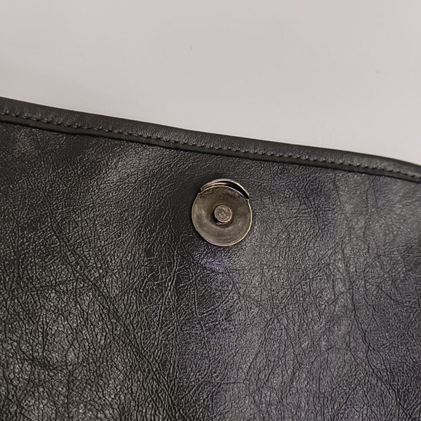 NIKI Medium Chevron Calfskin Gray