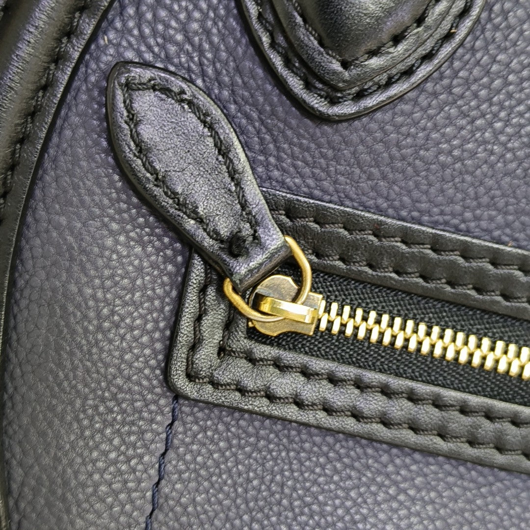 LUGGAGE Nano Calfskin Blue