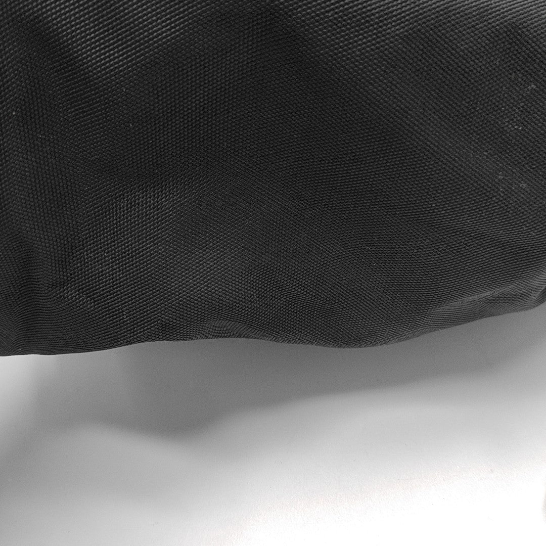 Fabric Top Handle Bag Black