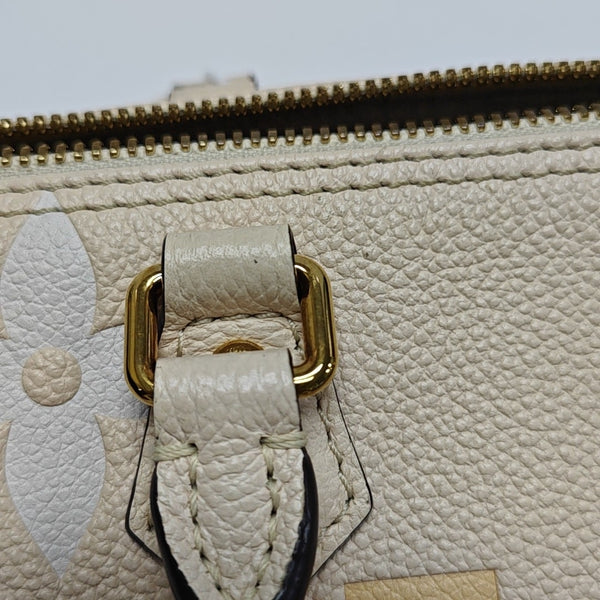 PAPILLON PM Monogram Calfskin White
