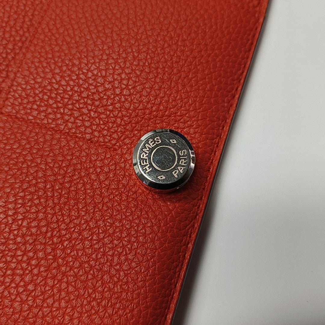 Dogon Large Clemence Red Wallet
