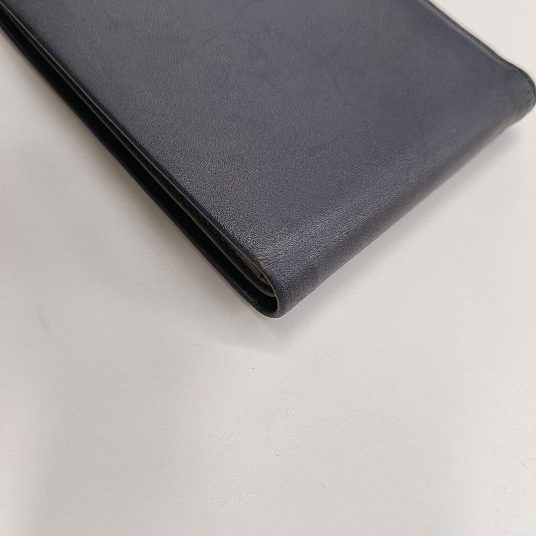 SF Calfskin Blue Wallet