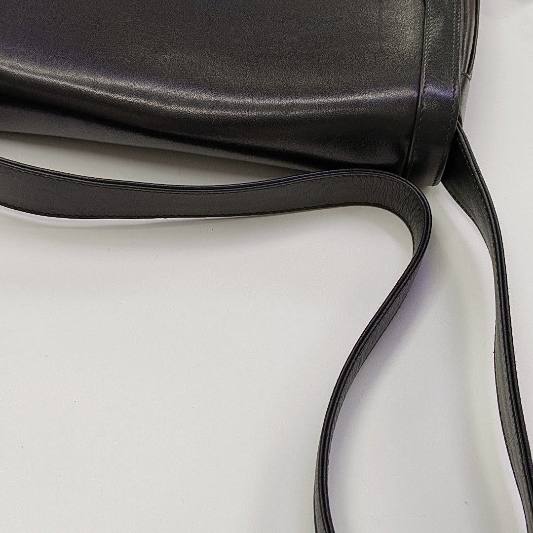 Calfskin Shoulder Bag Black