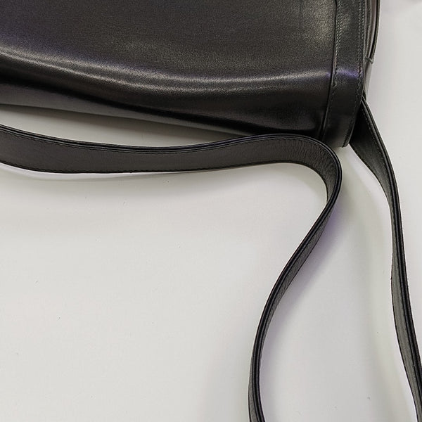 Calfskin Shoulder Bag Black