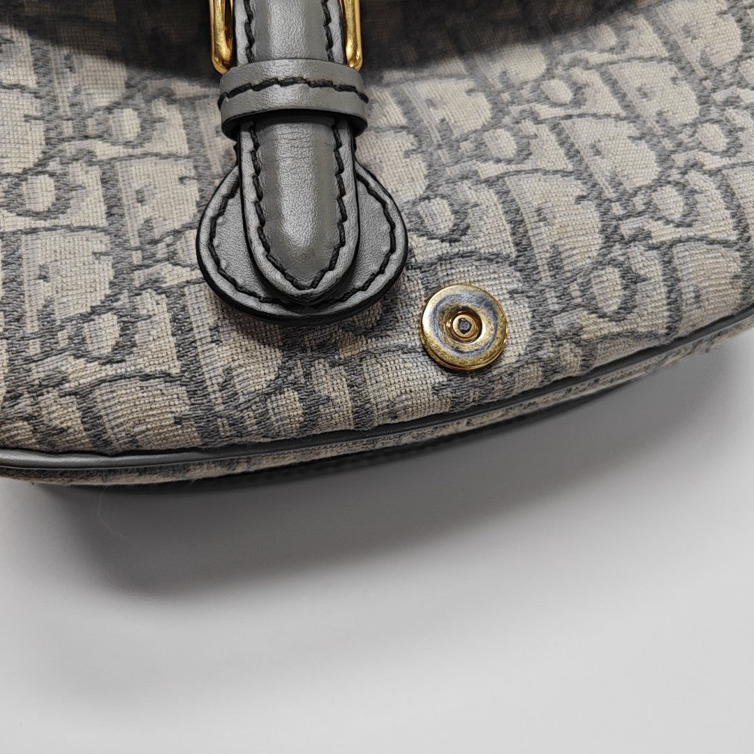 Bobby Medium Oblique Canvas Gray