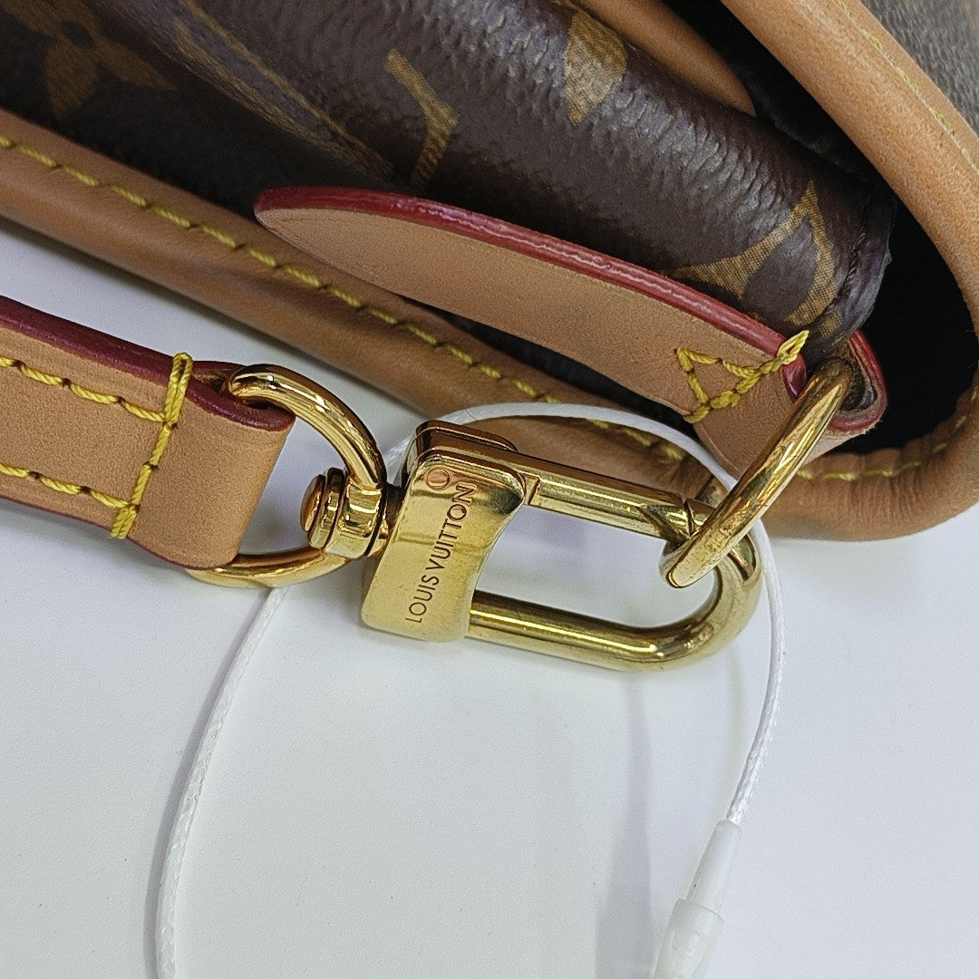 DIANE Monogram Coated Canvas Brown