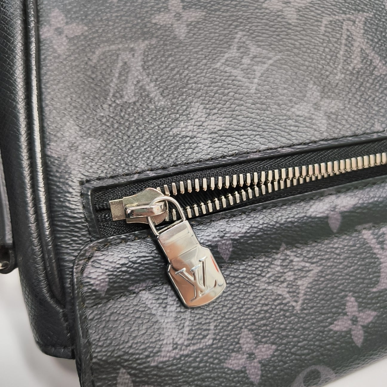 TAIGARAMA Monogram Coated Canvas Black