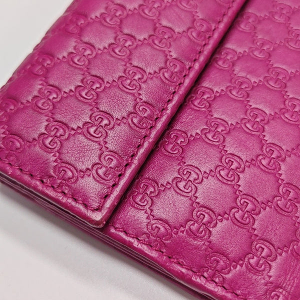 Monogram Calfskin Wallet Pink