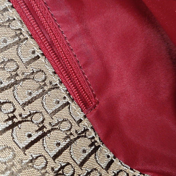 Oblique Canvas Tote Bag Beige