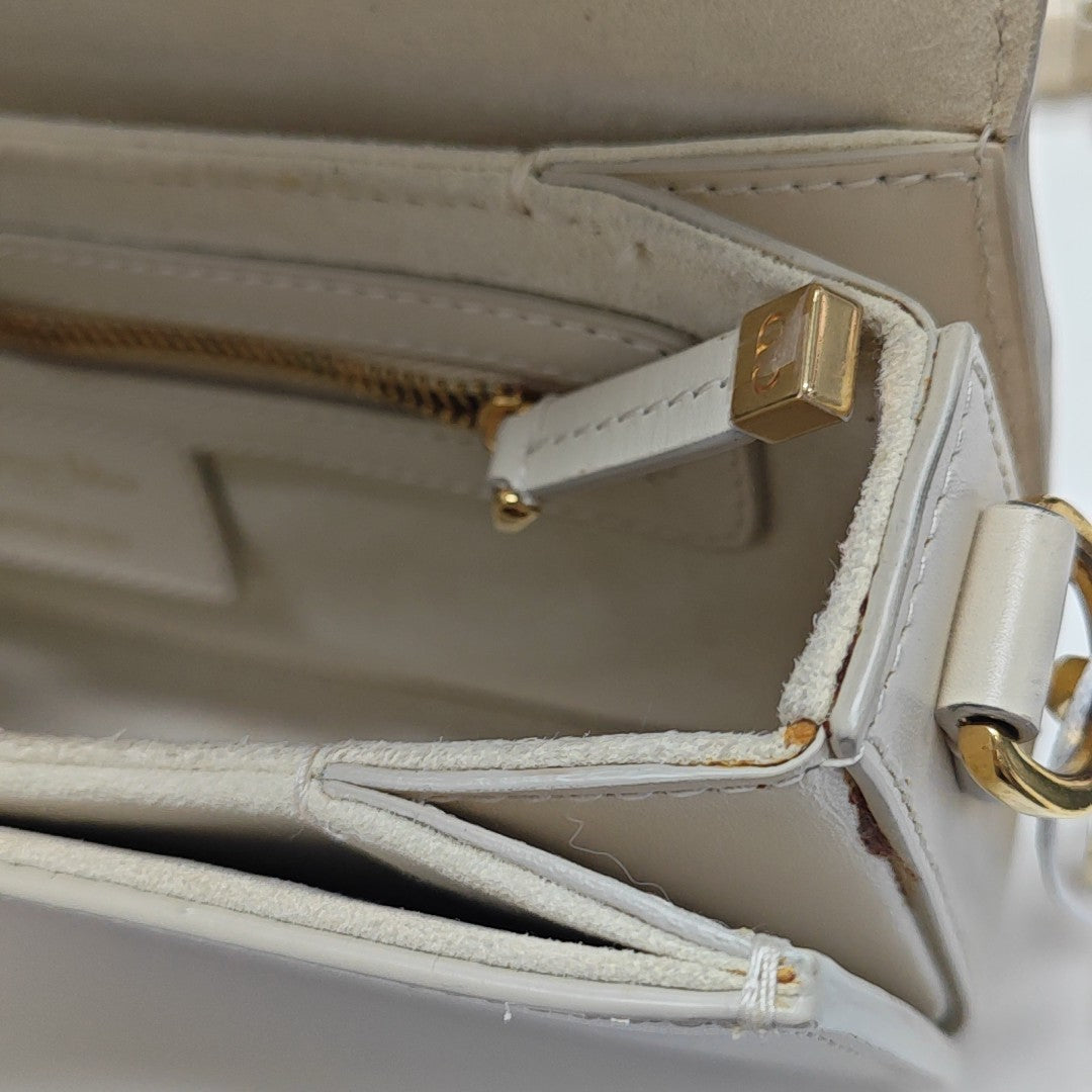 Bobby Medium Calfskin White