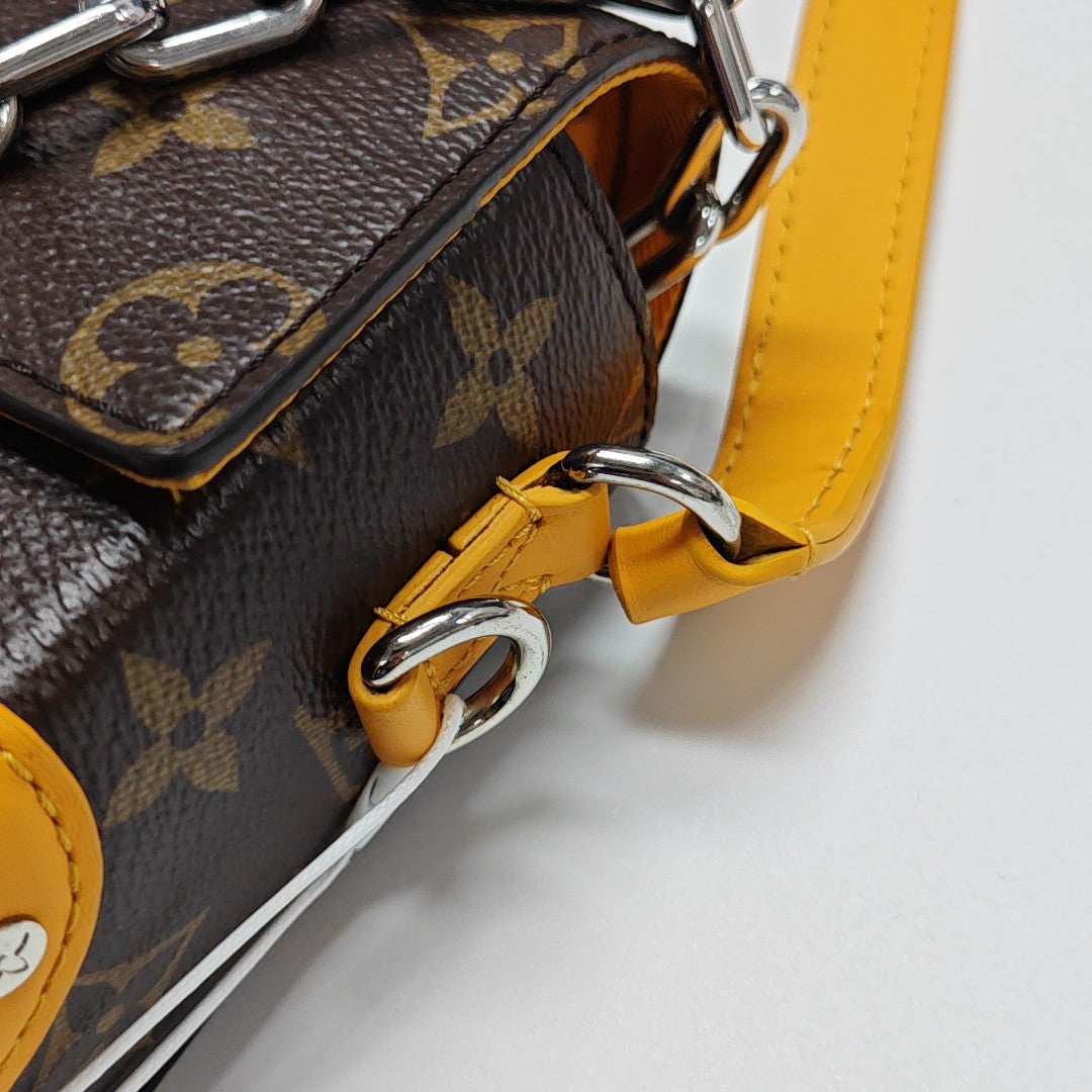 SOFT TRUNK Mini Monogram Coated Canvas Brown