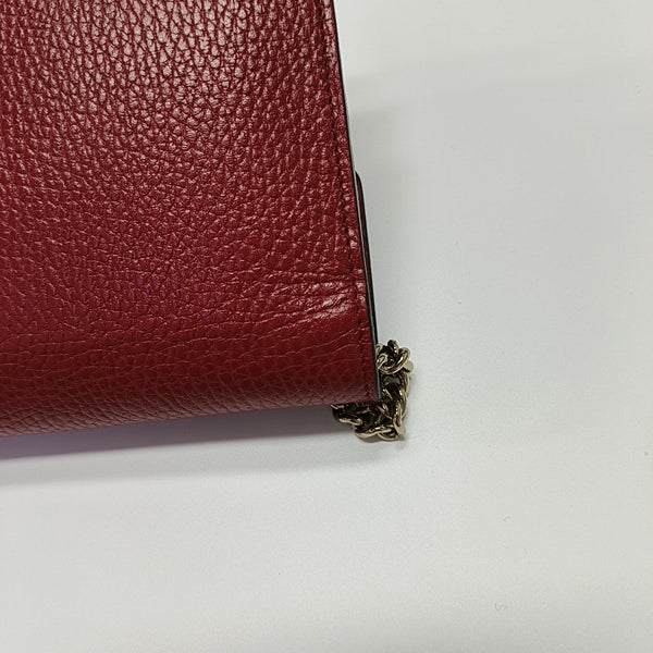 Calfskin Shoulder Bag Red