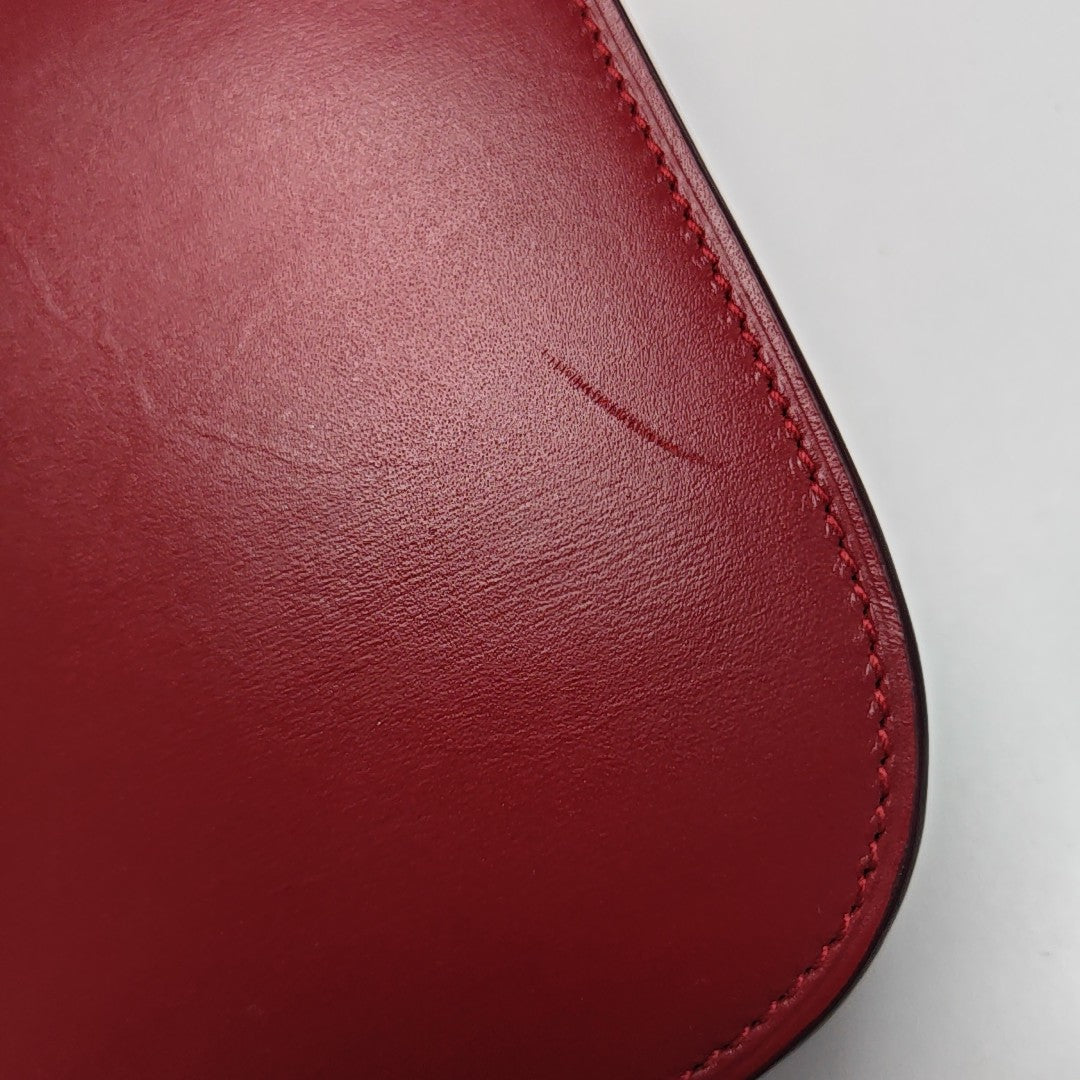 CLASSIC BOX Medium Calfskin Red