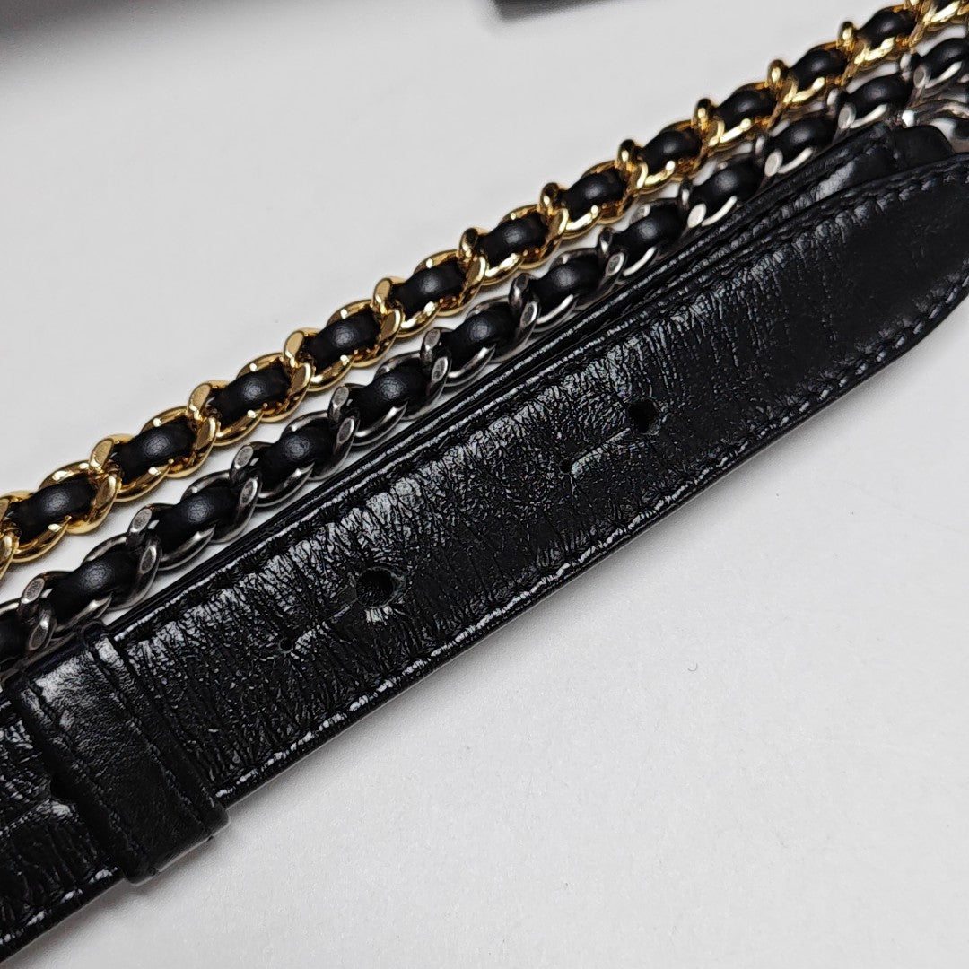 GABRIELLE Large Quilted Calfskin Black