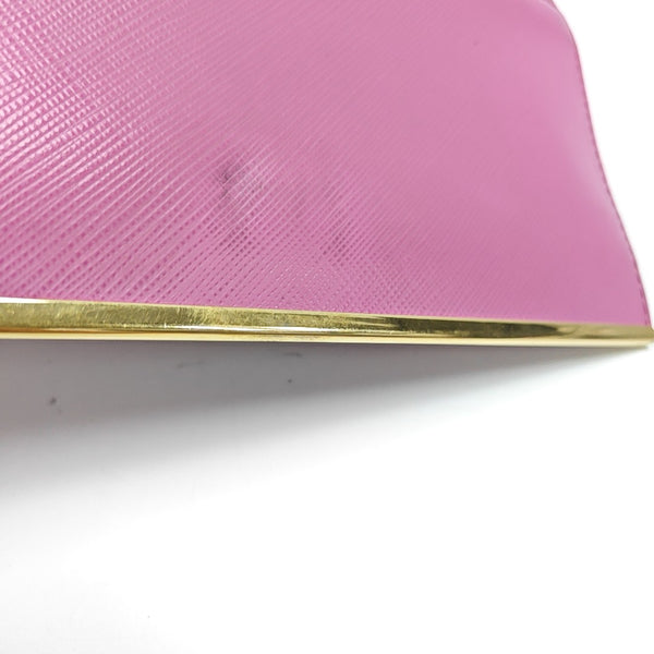 Gancio Calfskin Purple Wallet