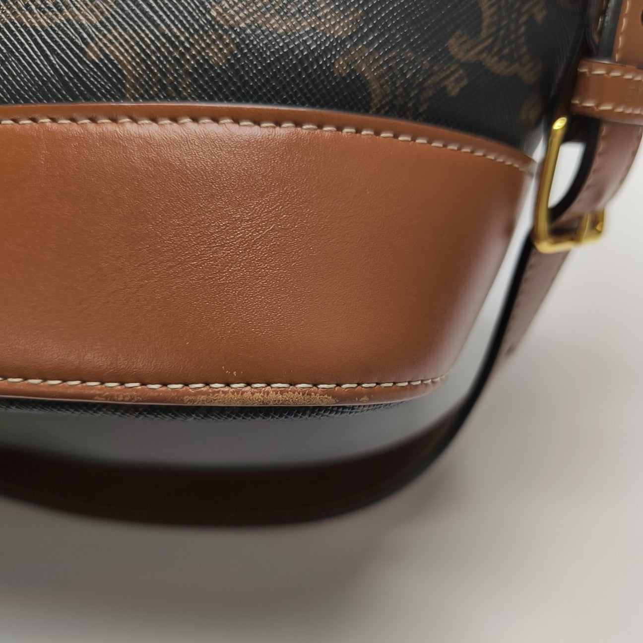 TRIOMPHE CANVAS Medium Coated Canvas Brown