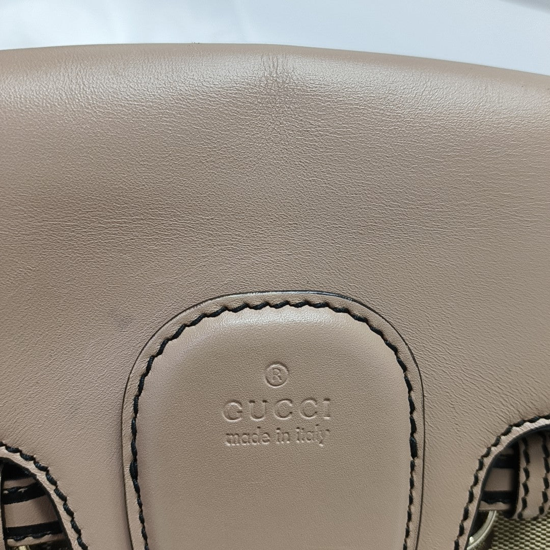 Emily Chain Monogram Fabric Brown
