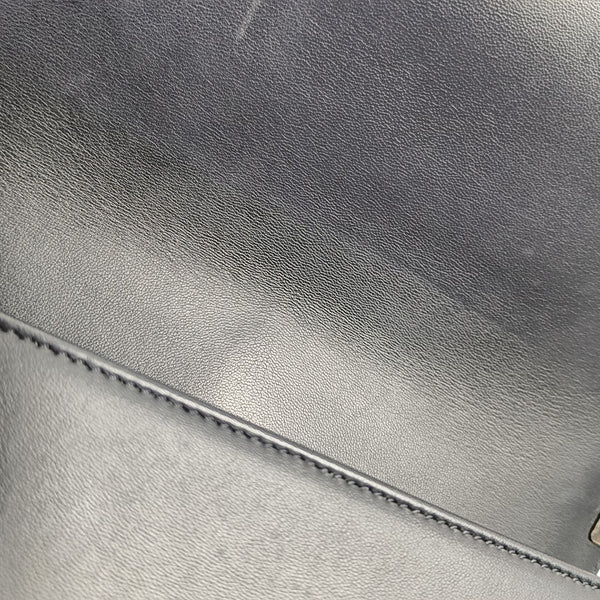 BOY CHANEL Medium Chevron Lambskin Black