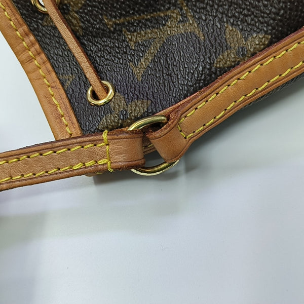 NÉONOÉ Nano Monogram Coated Canvas Brown