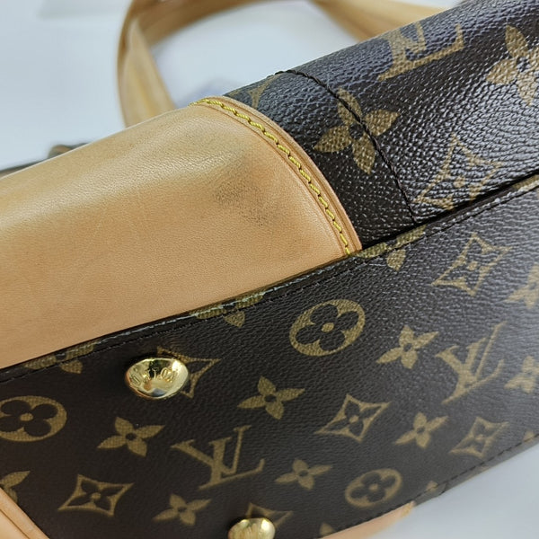 BEVERLY GM Monogram Coated Canvas Brown