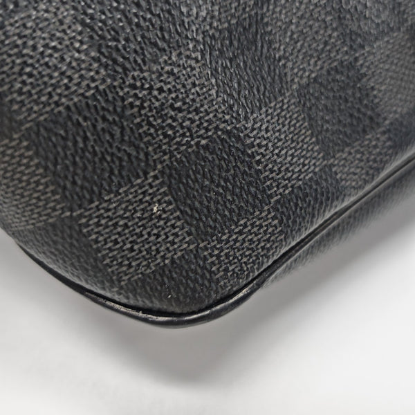 DISTRICT PM Damier Graphite Coated Canvas Gray