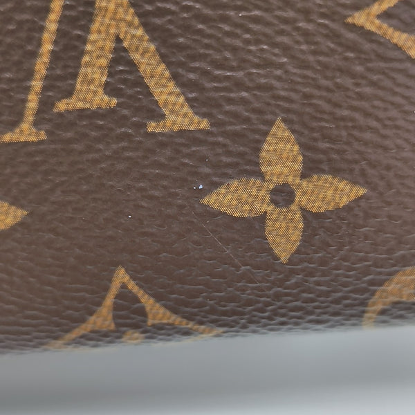 LOCKY BB Monogram Coated Canvas Brown