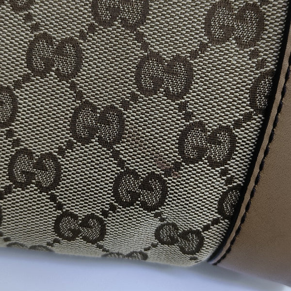 Monogram Canvas Tote Bag Brown